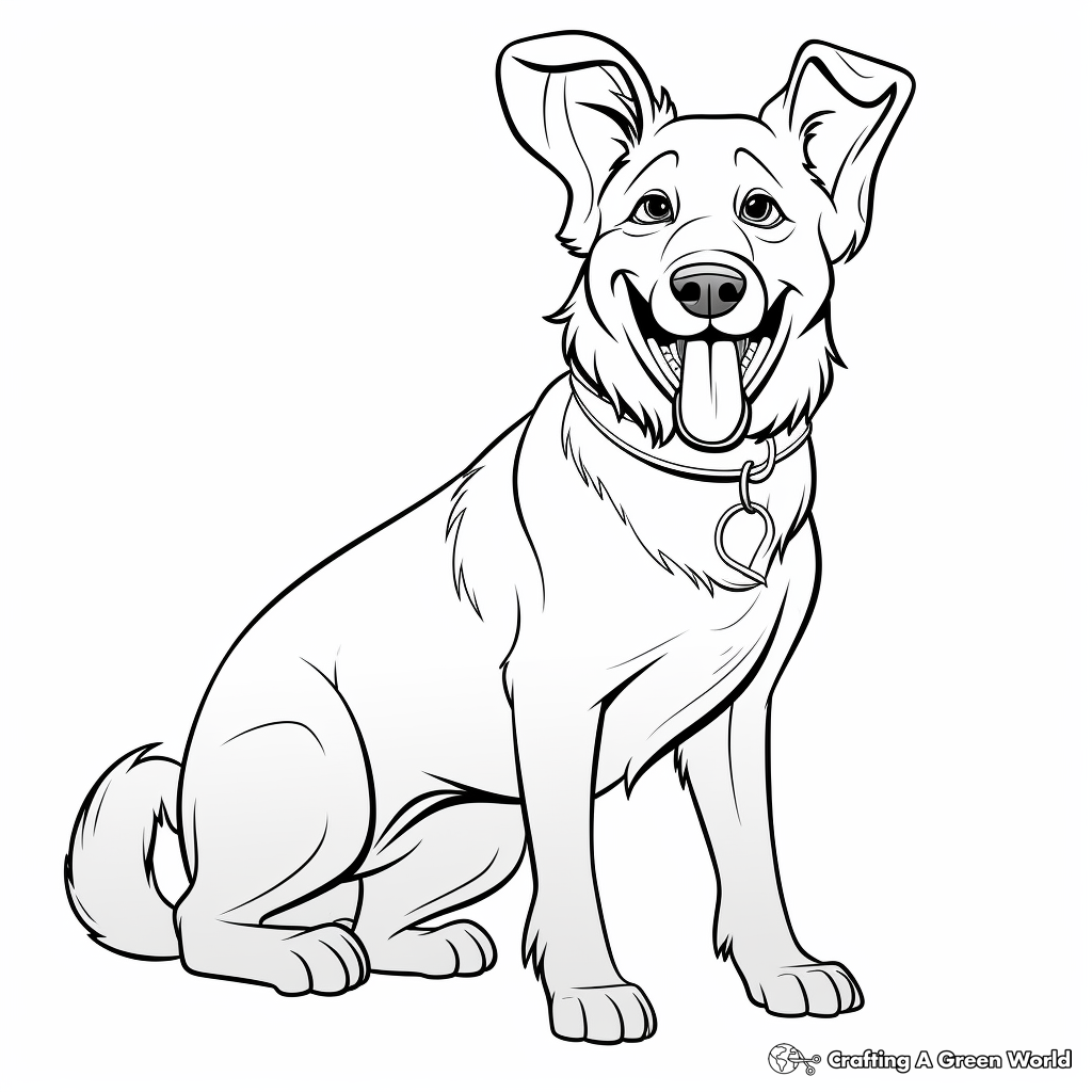 Shepherd coloring pages