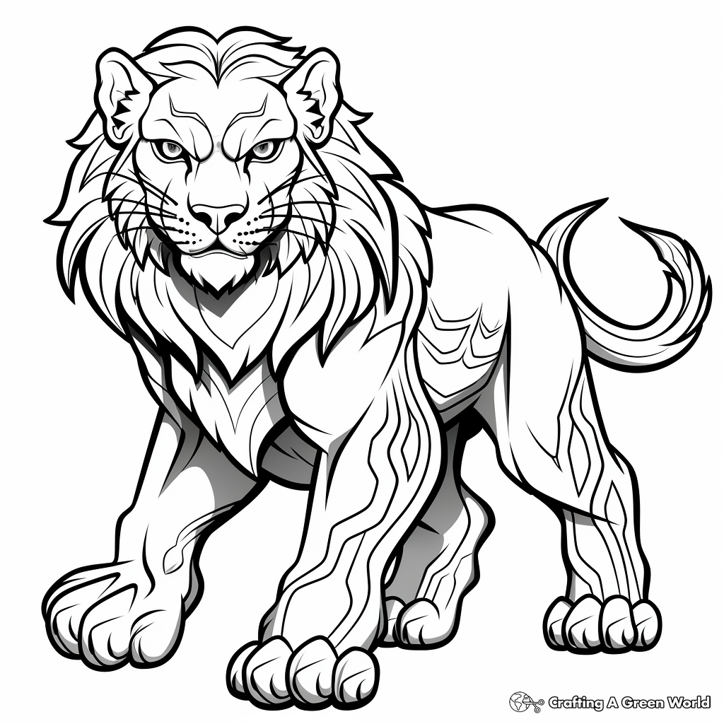 Sabertooth tiger coloring pages