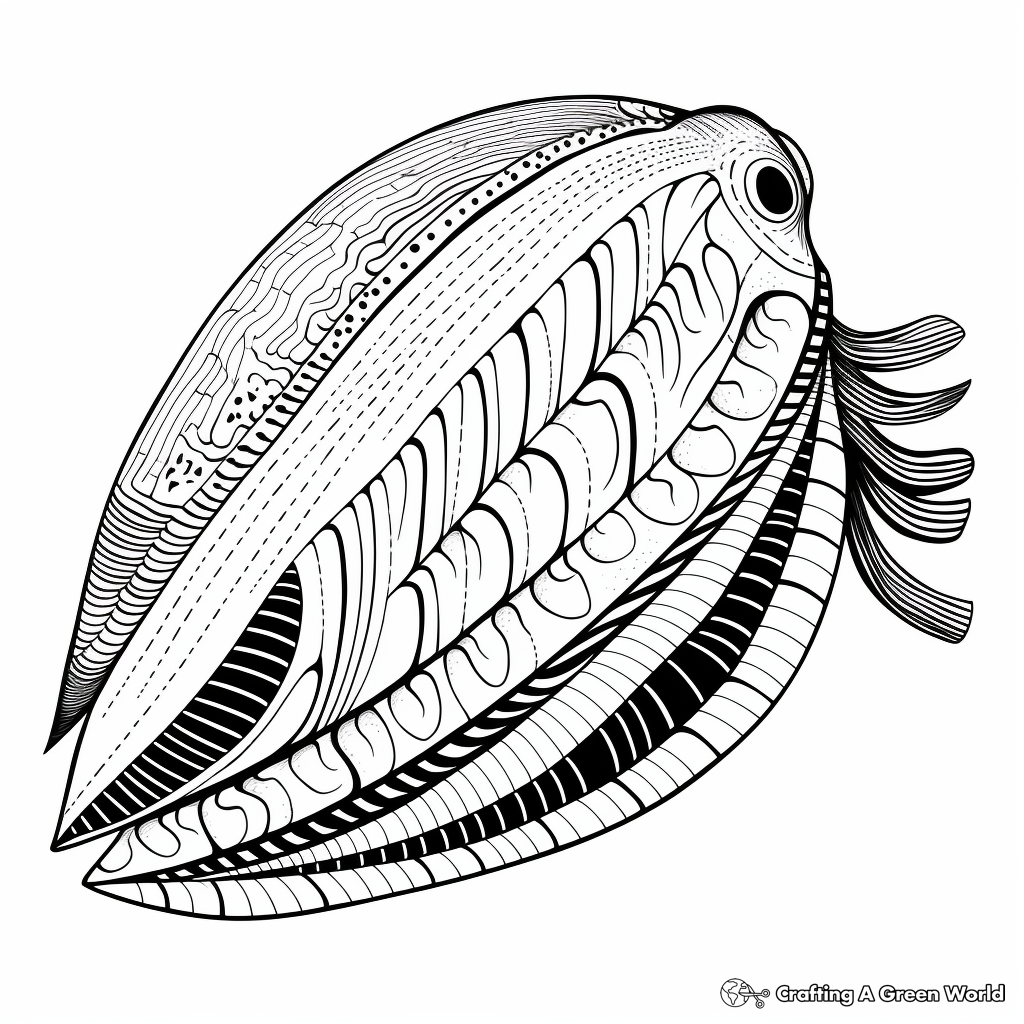 Cuttlefish coloring pages