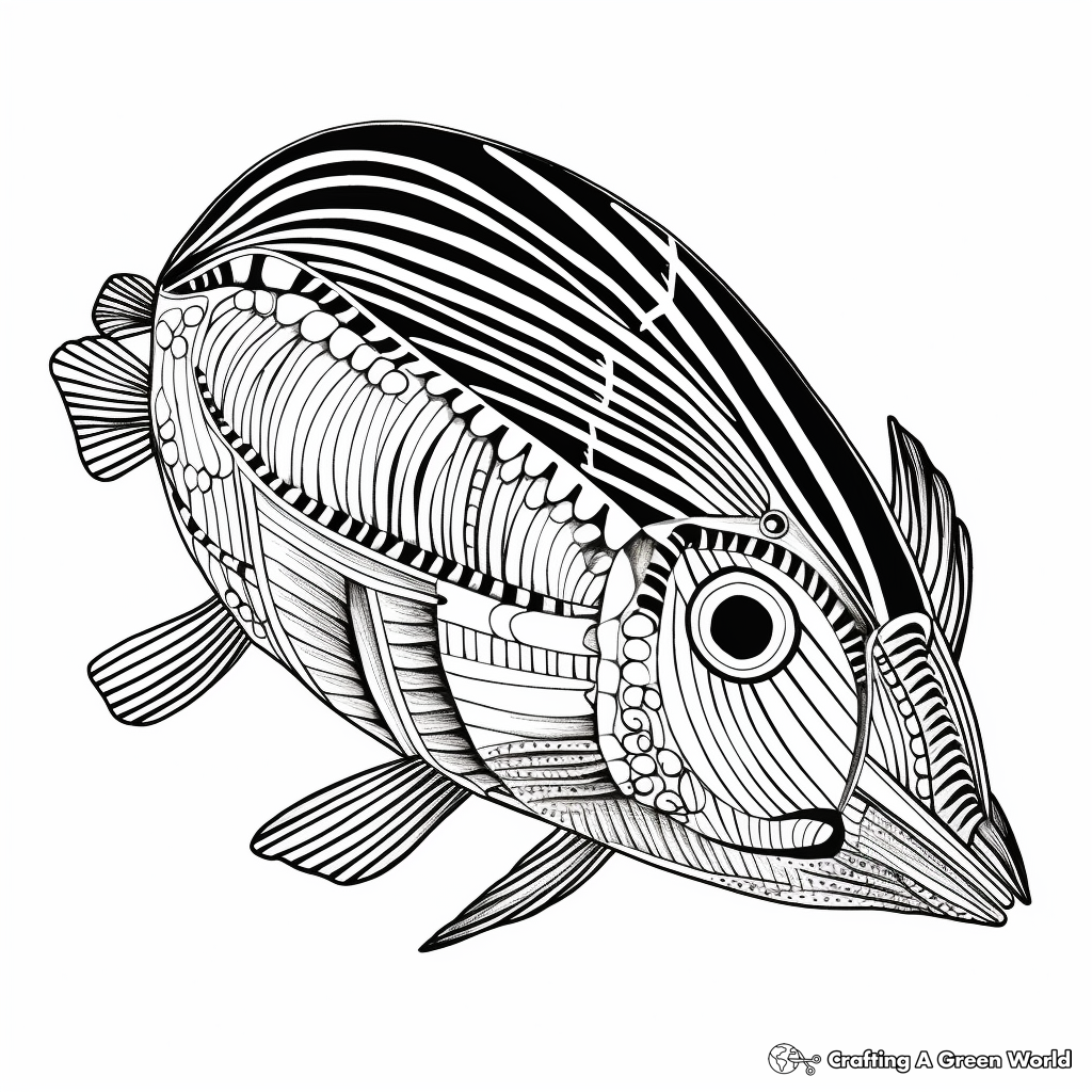 Cuttlefish coloring pages