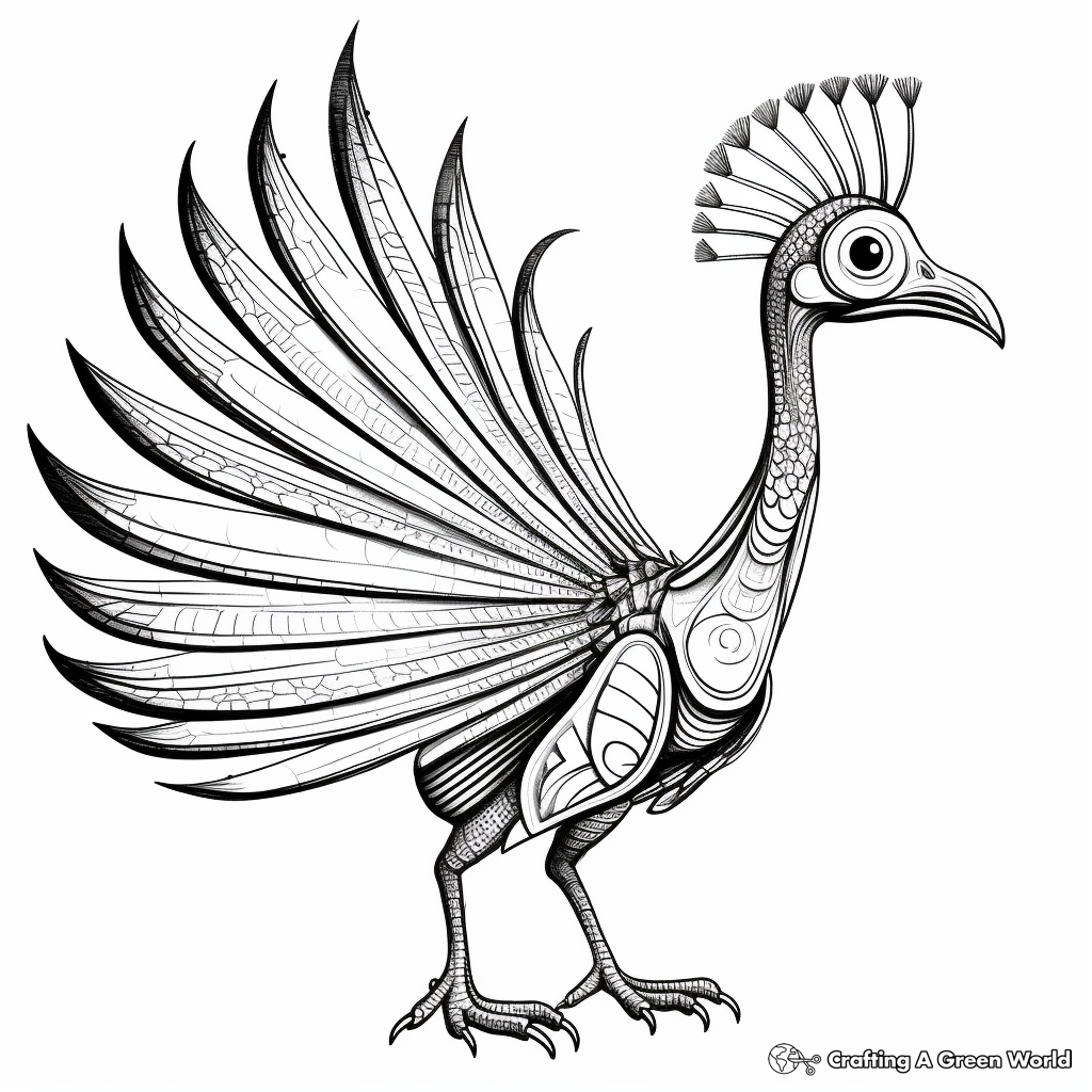 Archaeopteryx coloring pages