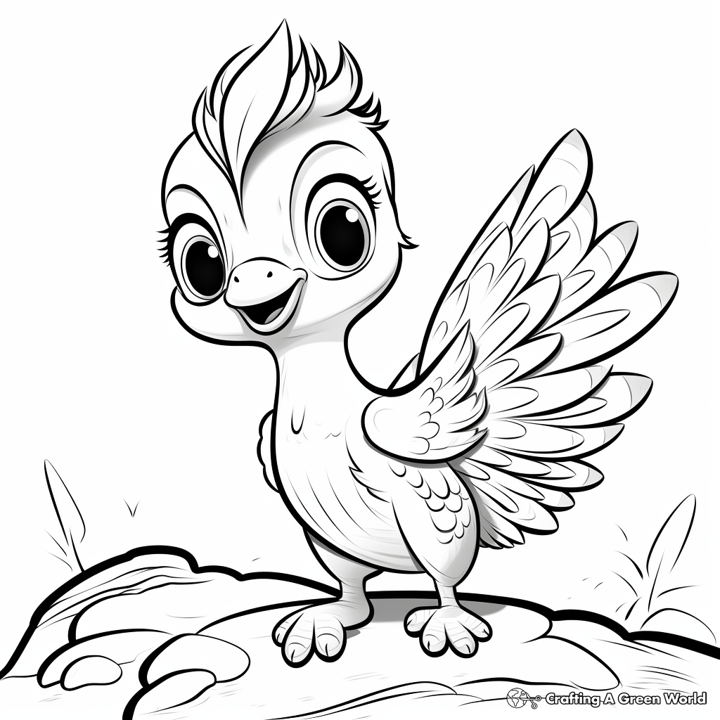 Archaeopteryx coloring pages