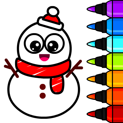 Christmas coloring book games