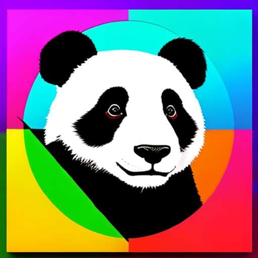 Neon panda midjourney prompt for custom image generation â