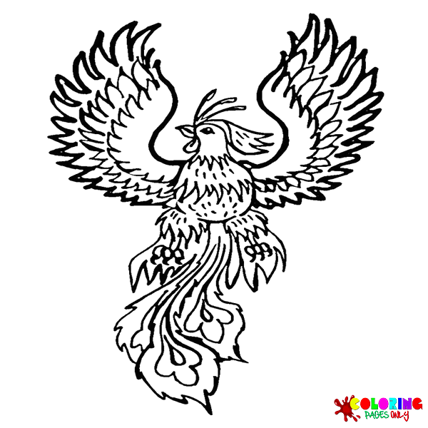 Phoenix coloring pages