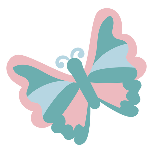 Diseão png y svg de hermoso animal mariposa monarca para camisetas