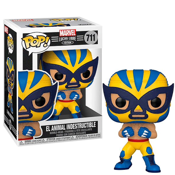 Funko pop marvel lucha libre edition el animal indestru