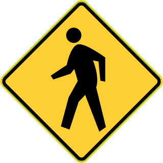 Pedestrian crossing signs