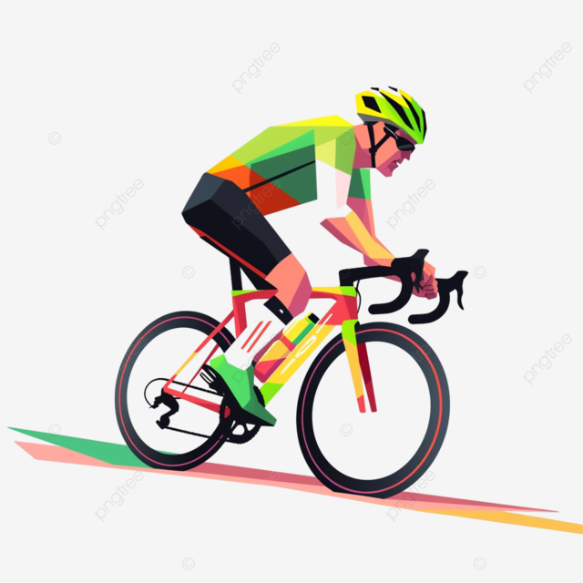 Hand drawn cartoon asian games sports characters men peting on bicycles sports meeting asian games physical education png transparent image and clipart for free download