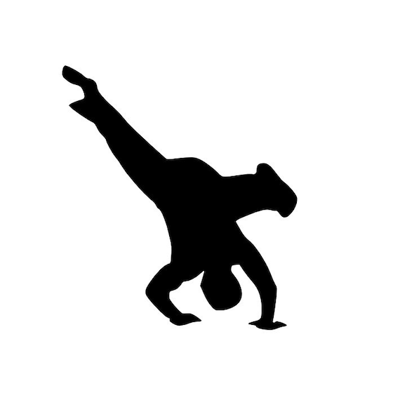 Hip hop dancer svg vector cutting file clip art available