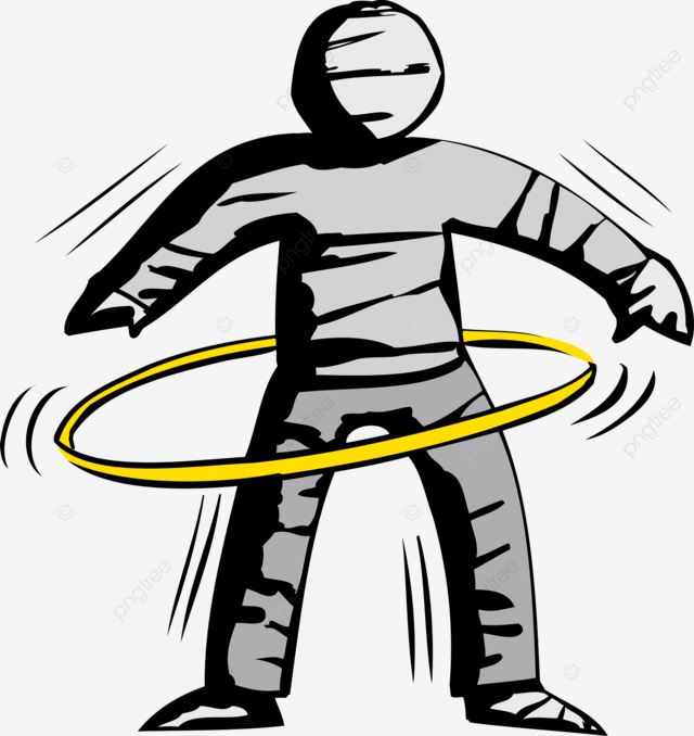 Mummy hula hooping exercising hula exercising cut out hand drawn png transparent image and clipart for free download