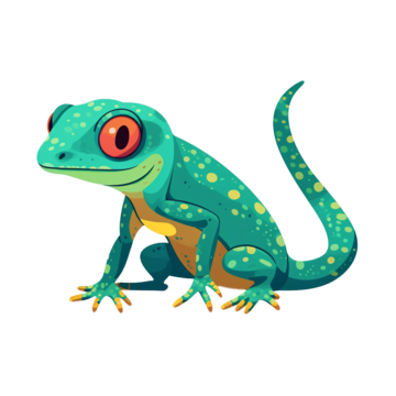 Lizard colored colorful animal bizarre crawling png transparent image and clipart for free download