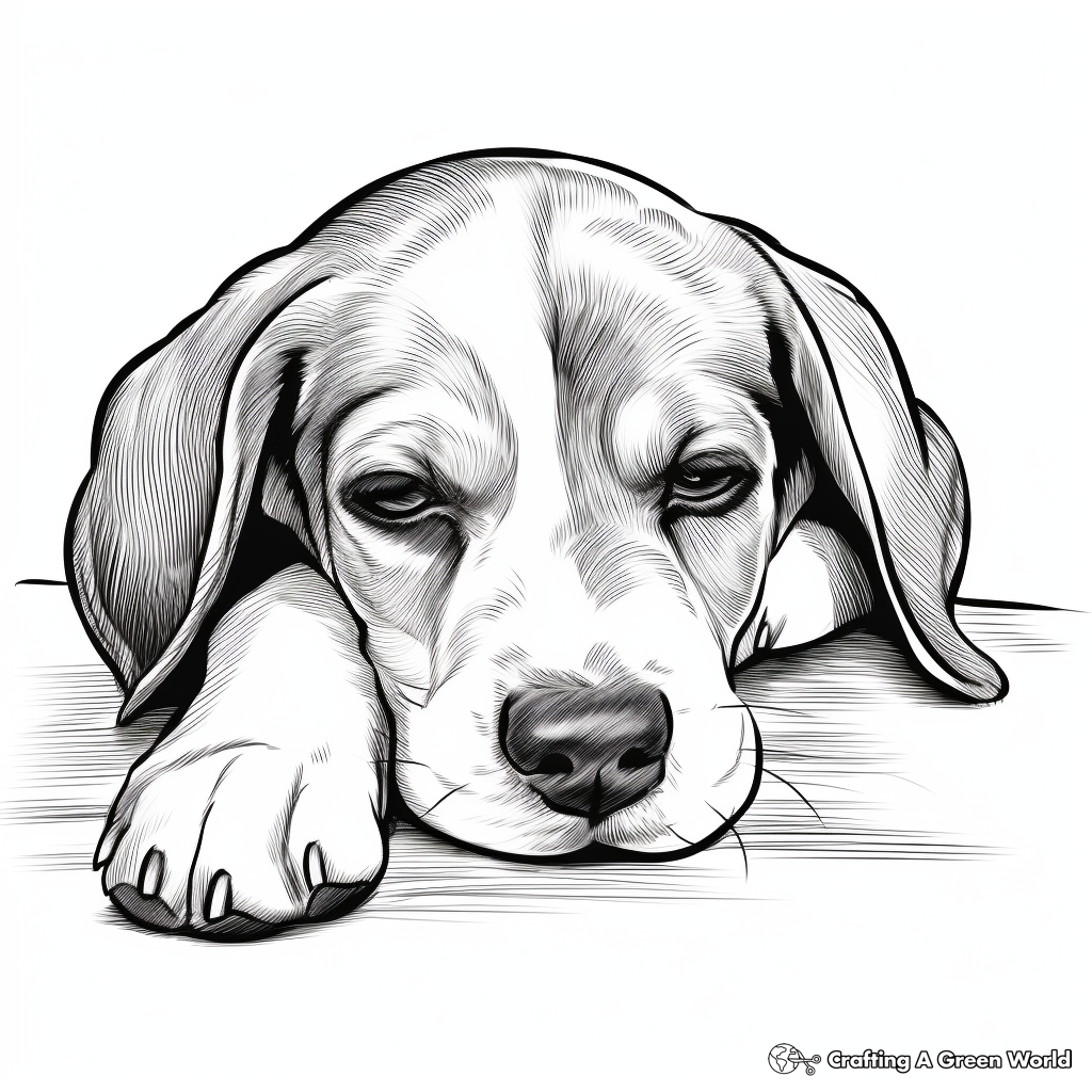 Puppy face coloring pages