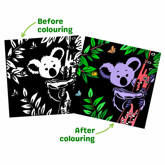 Pepplay velvet colouring cards â