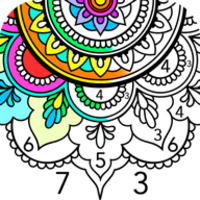 Mandala color by number for android