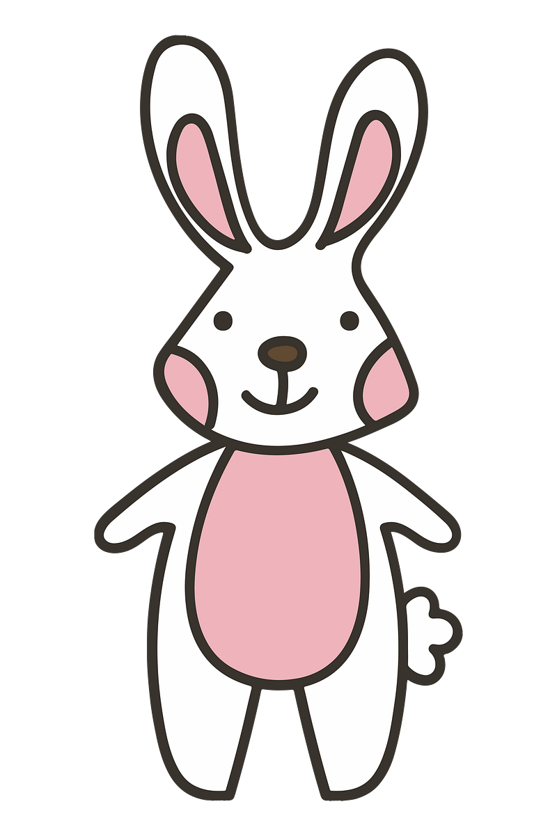 Easter bunny outline printable images free photos png stickers wallpapers backgrounds