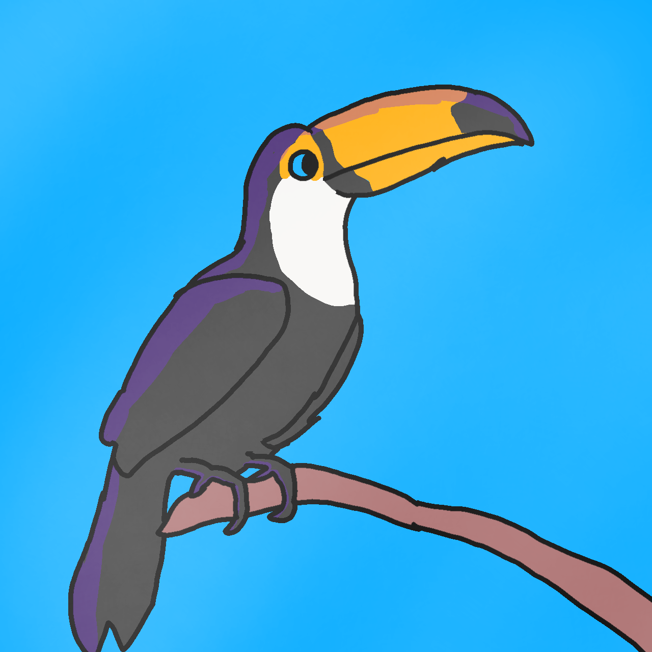 Toucan di hewan penerbangan