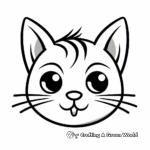 Tabby cat coloring pages