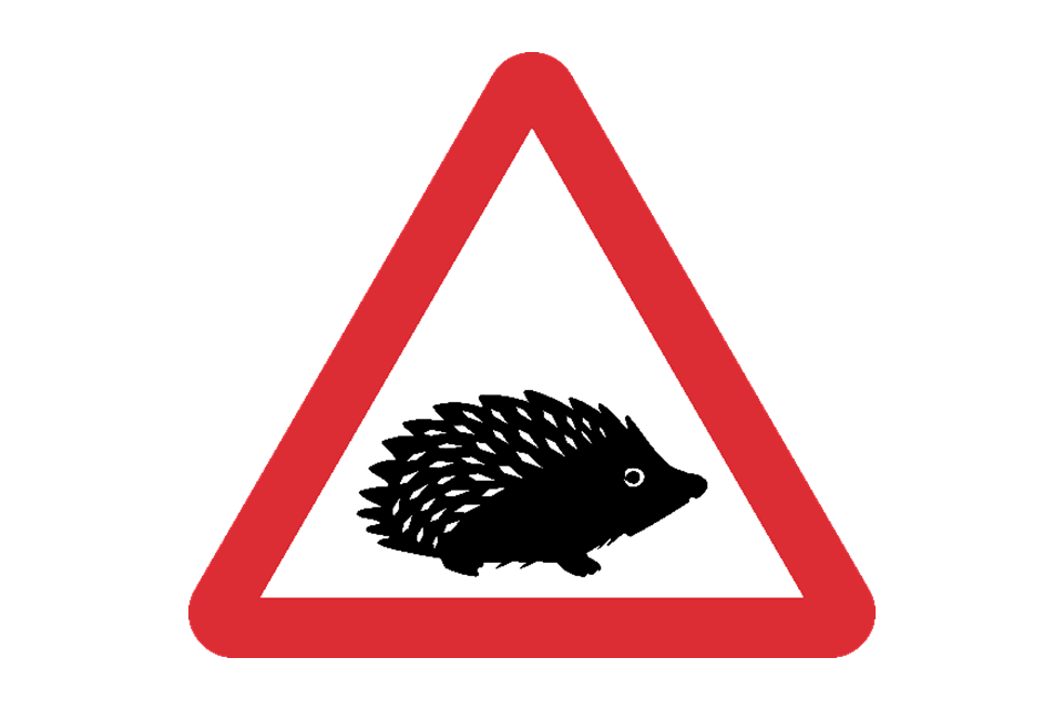 Simpler road signs to protect small animals and boost safety