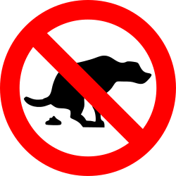 No dogs allowed sign clip art image