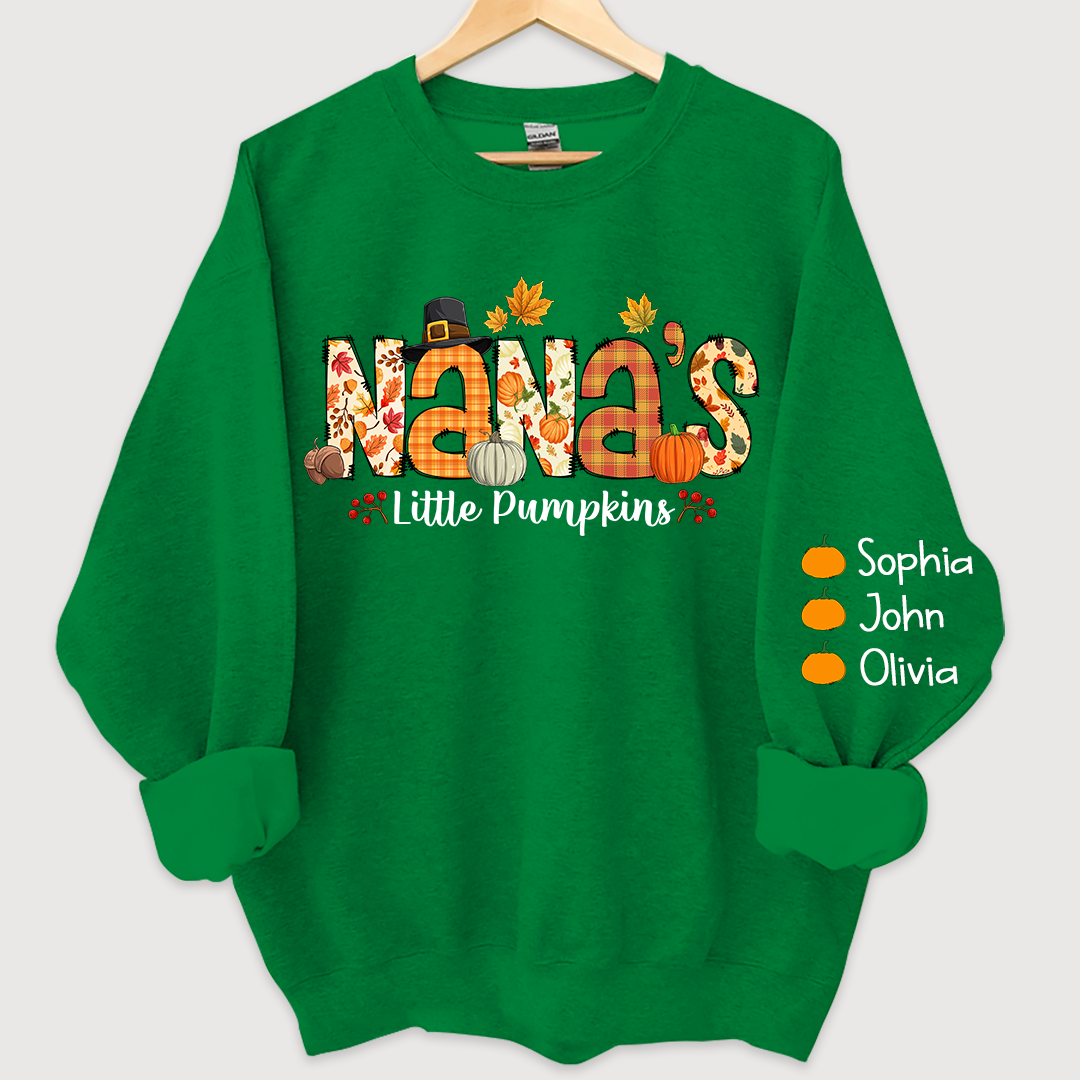 Lofaris nana little pumpkins autumn custom kids sweatshirt