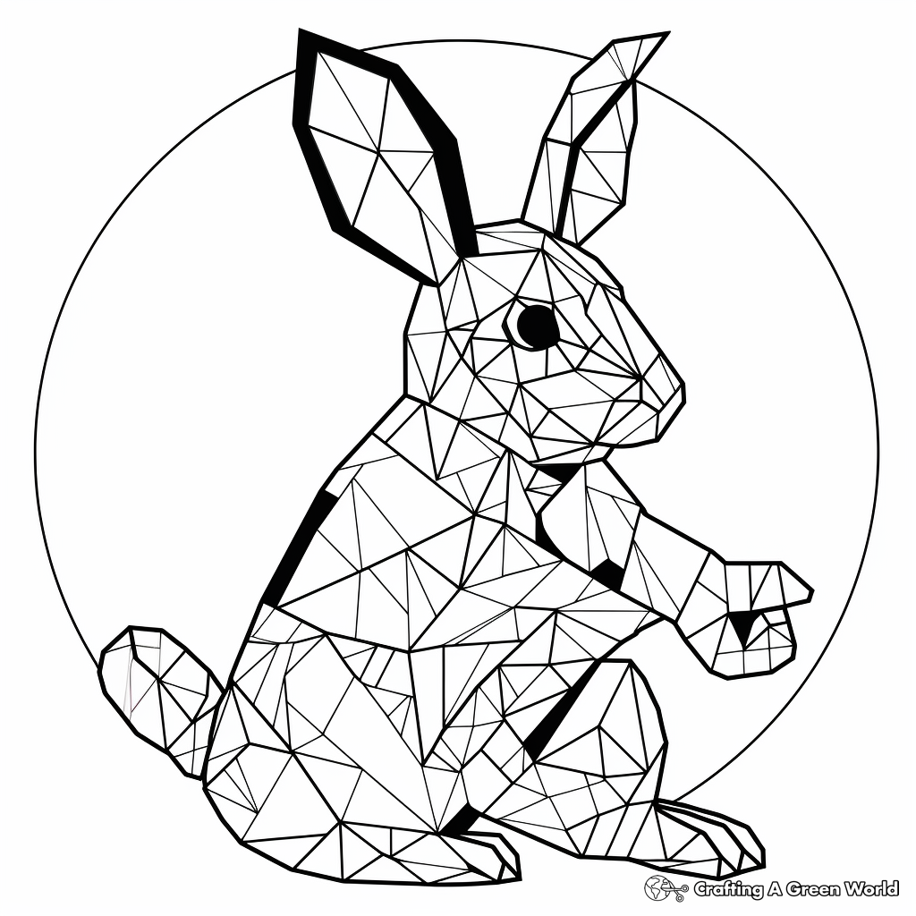 R is for rabbit coloring pages