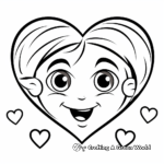 Heart coloring pages