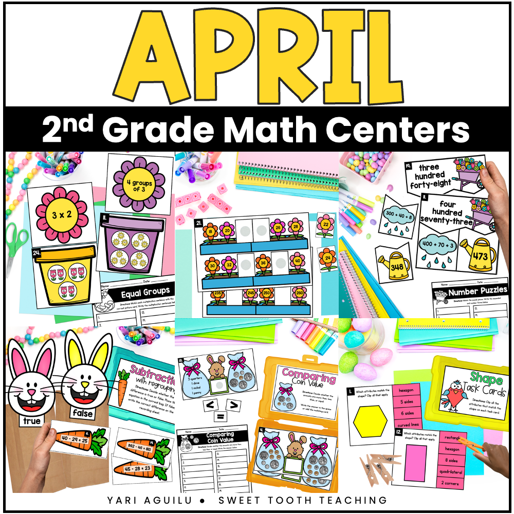 Spring math activities for nd grade