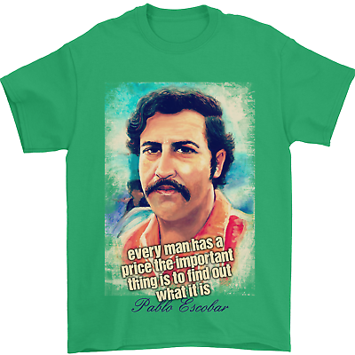 Pablo escobar frase hombre camiseta algodãn