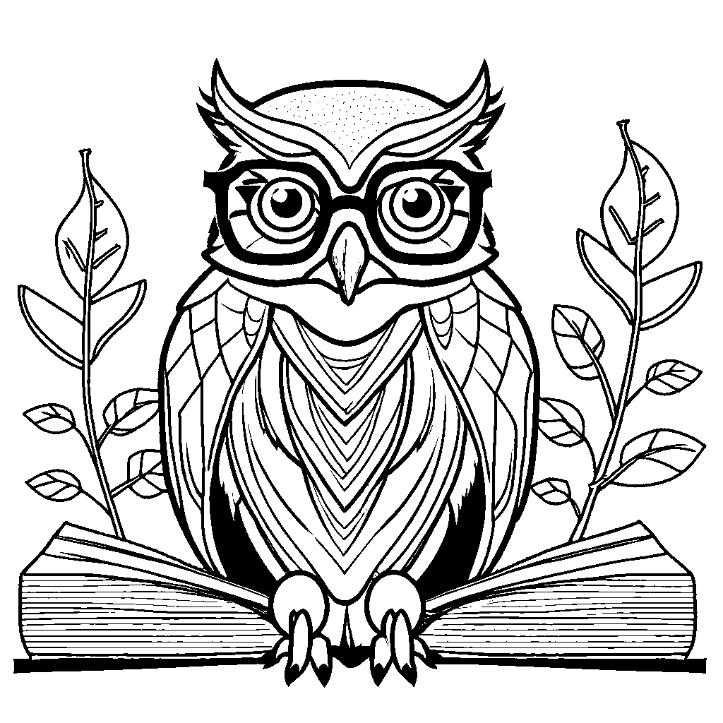 Owl coloring pages for free â â lulu pages