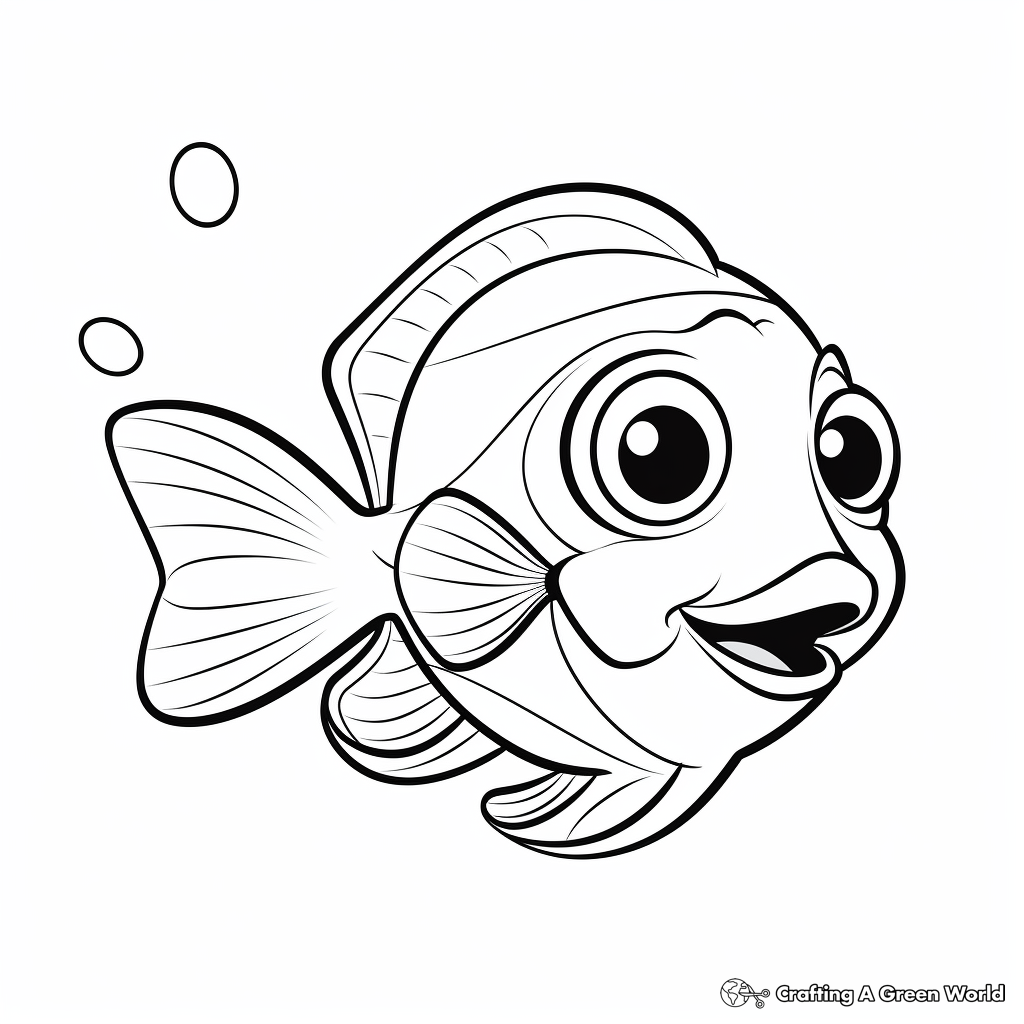 Blue tang coloring pages