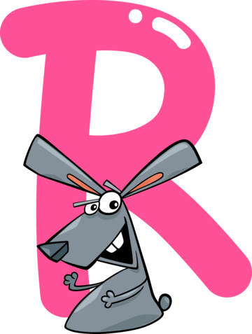 Letter r rabbit png transparent images free download vector files