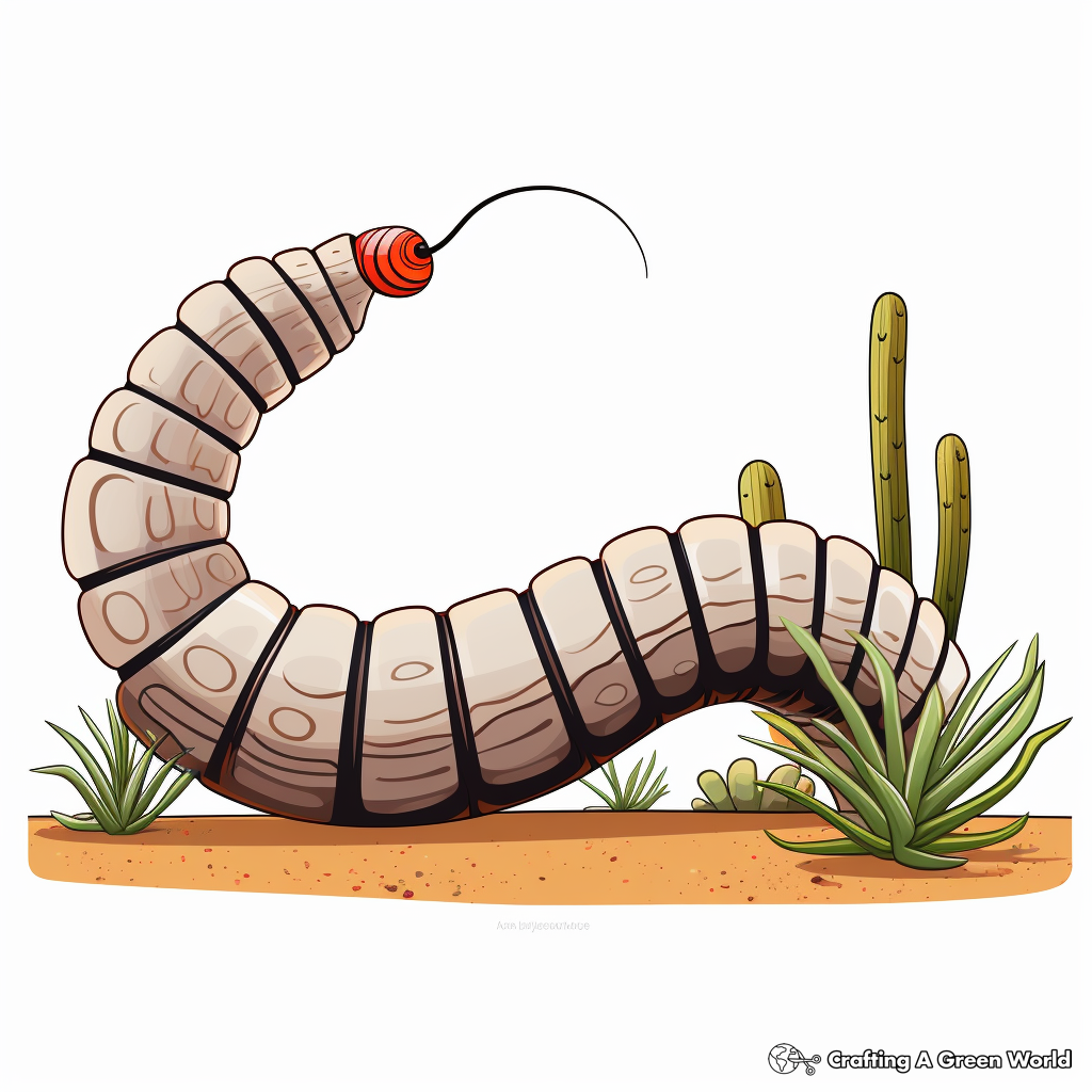 Millipede coloring pages