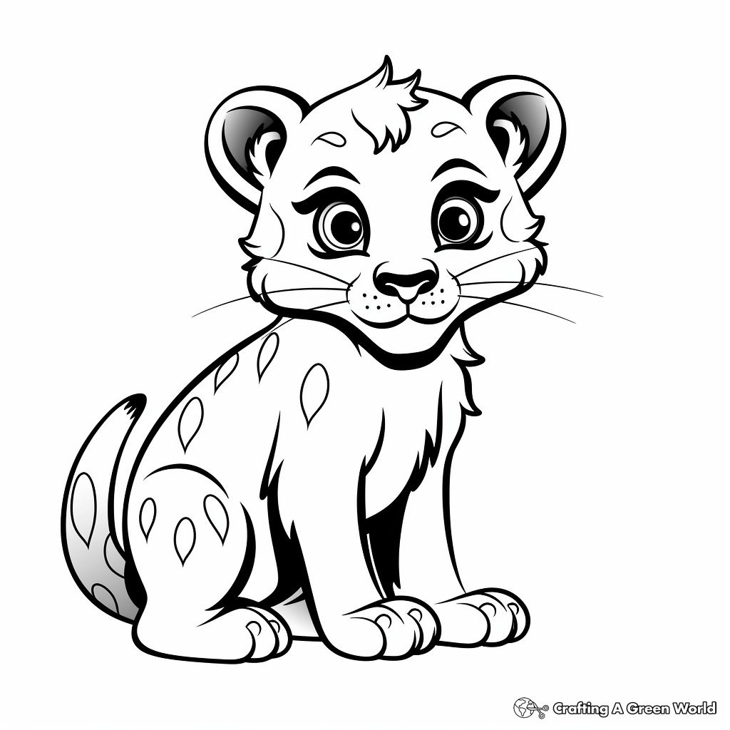 Jaguar coloring pages