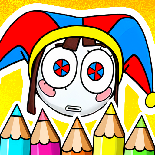 Digital circus pomni coloring