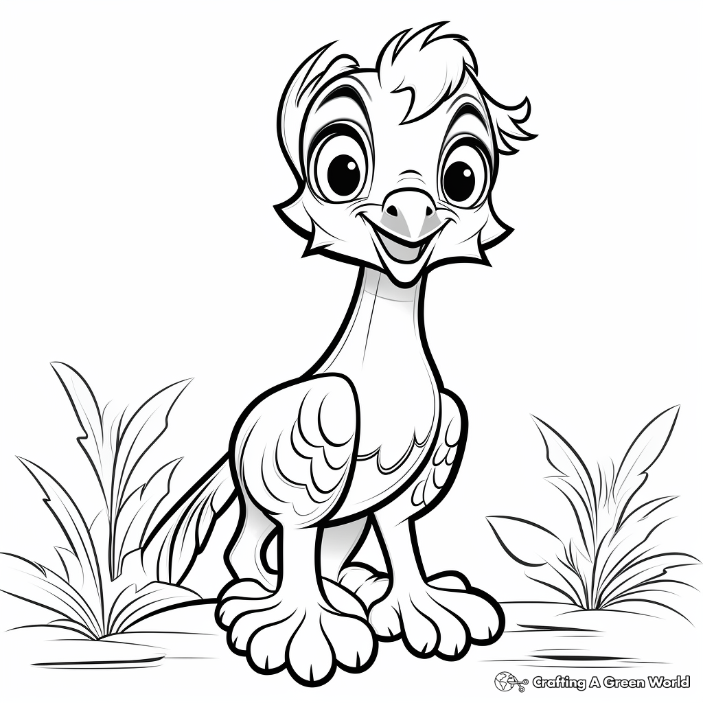 Oviraptor coloring pages