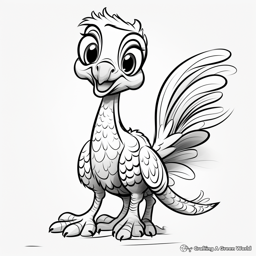 Oviraptor coloring pages