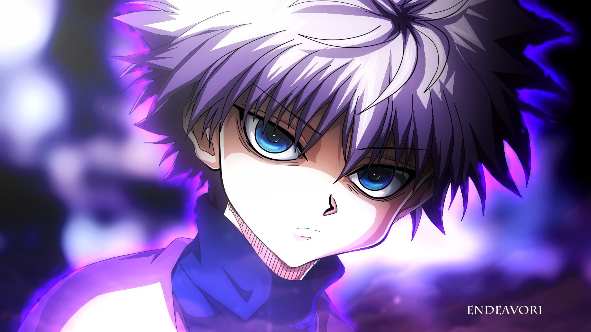 Anime hunter x hunter killua zoldyck p wallpaper hdwallpaper desktop hunter x hunter hunter anime wallpaper pc anime