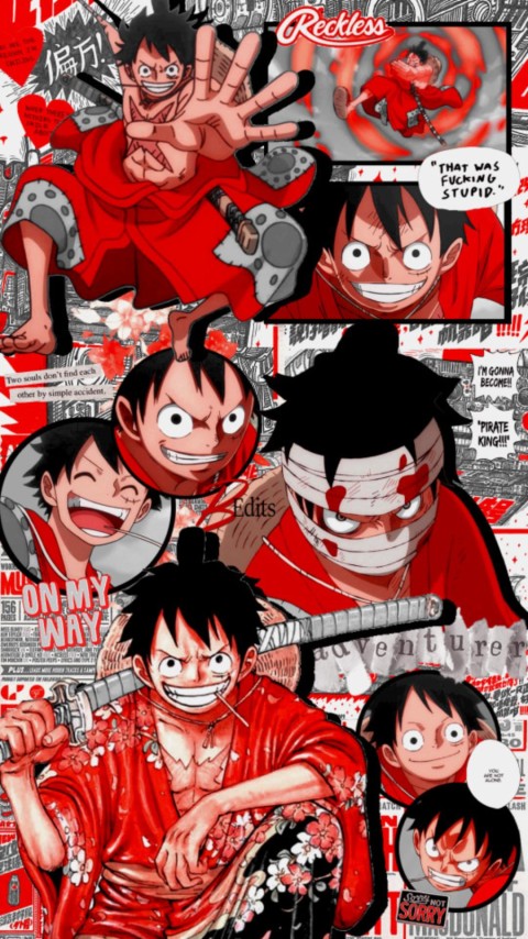 Luffy one piece aesthetic wallpaper