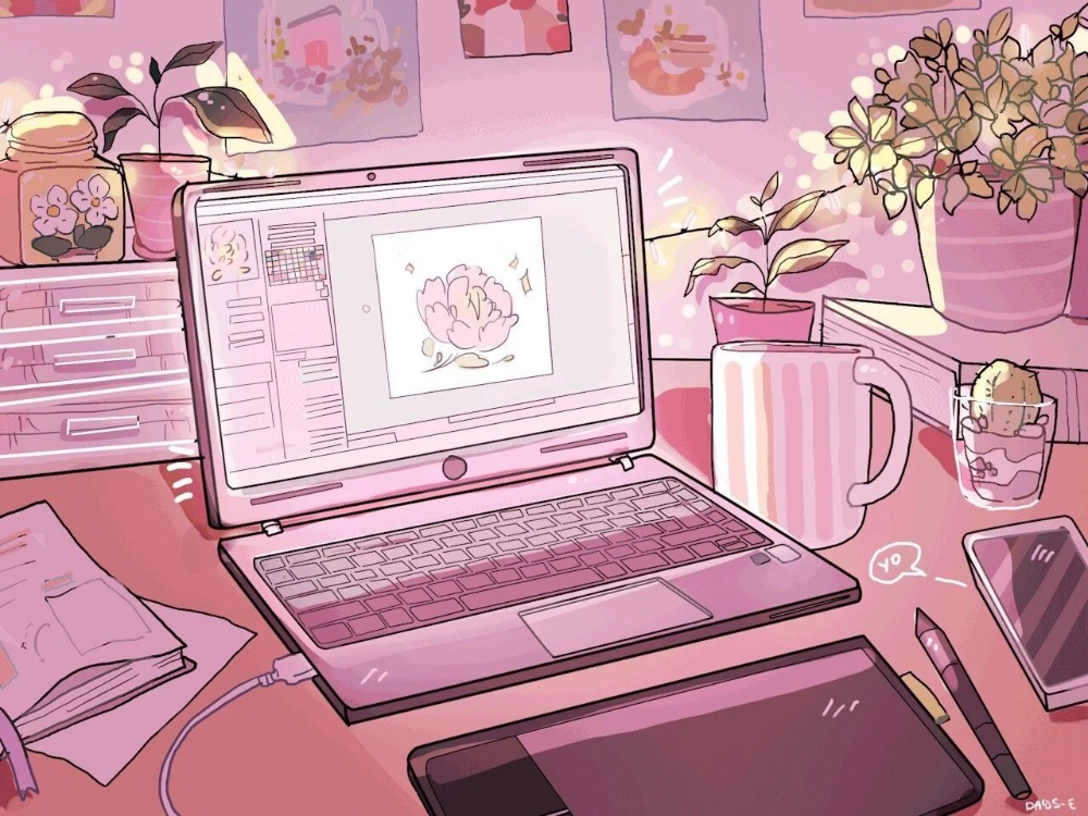 S anime aesthetic desktop wallpapers