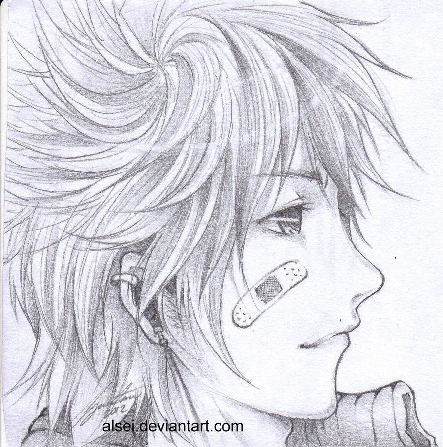 Image result for anime boy side view side view drawing anime side view anime face drawing