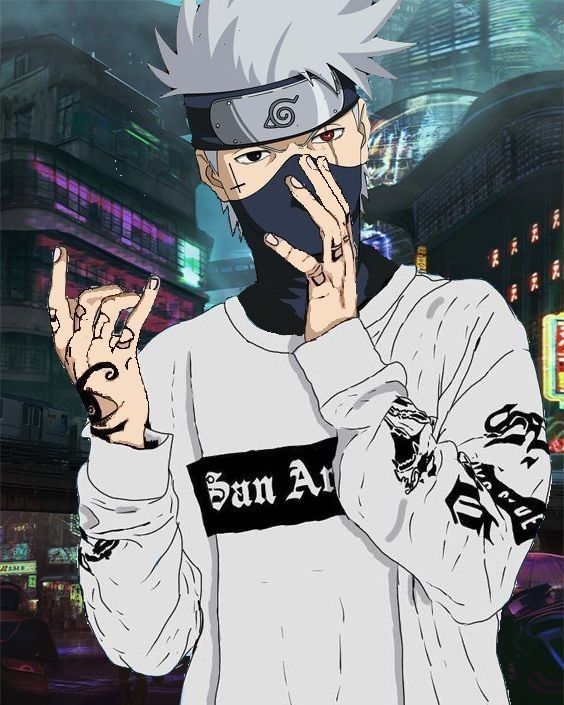 Kakashi supreme iphone wallpaper supreme hypebeast product in anime gangster naruto shippuden anime cute anime guys