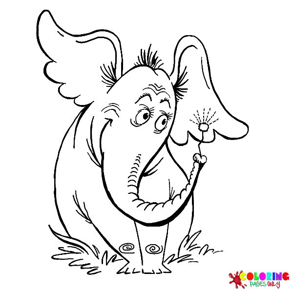 Horton hears a who coloring pages