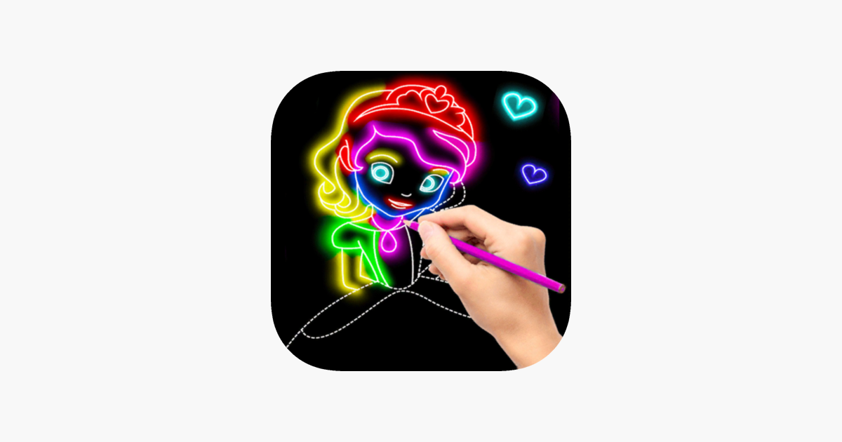 Learn to draw glow cartoon on the app store