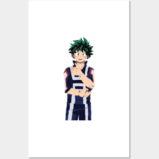 My hero academia deku izuku midoriya posters and art prints for sale