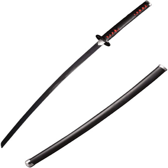 Tanjiros black sword replica from demon slayer