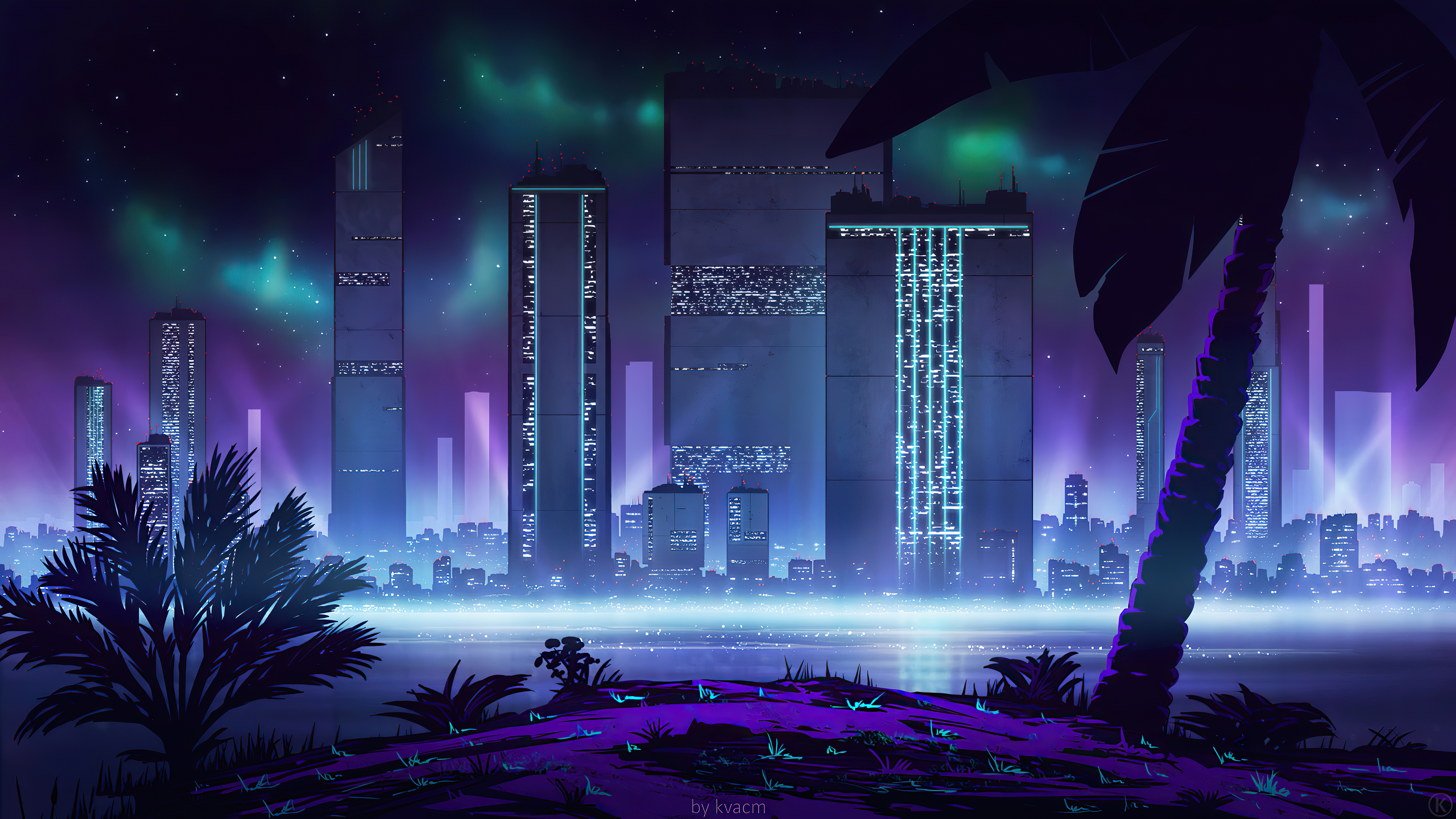 Neon lights city cyberpunk k hd artist k wallpapers images backgrounds photos and pictures