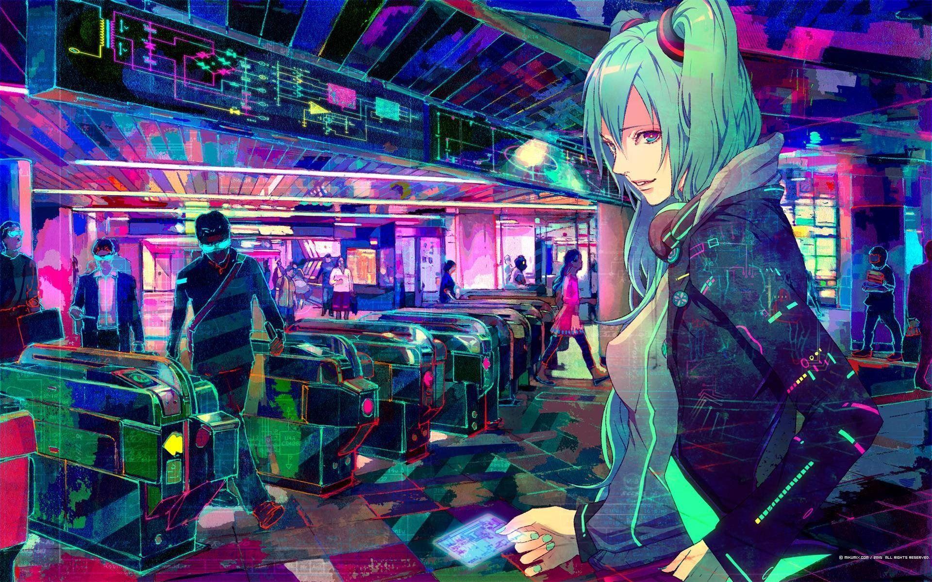 Cyberpunk anime k wallpapers