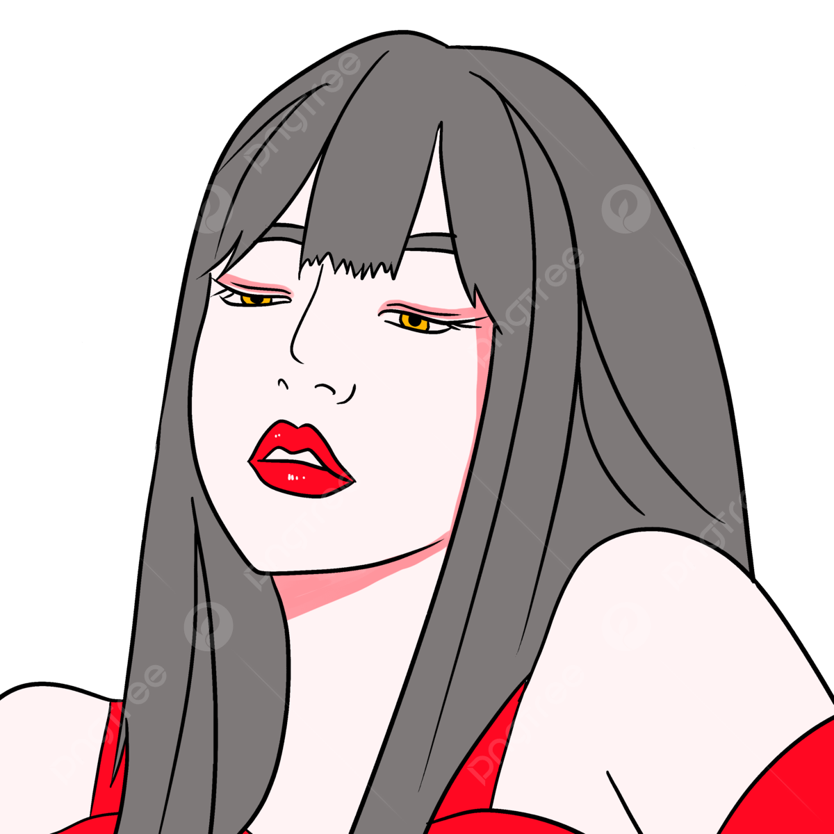 Elegant girl png picture girl elegant girl elegant anime png image for free download