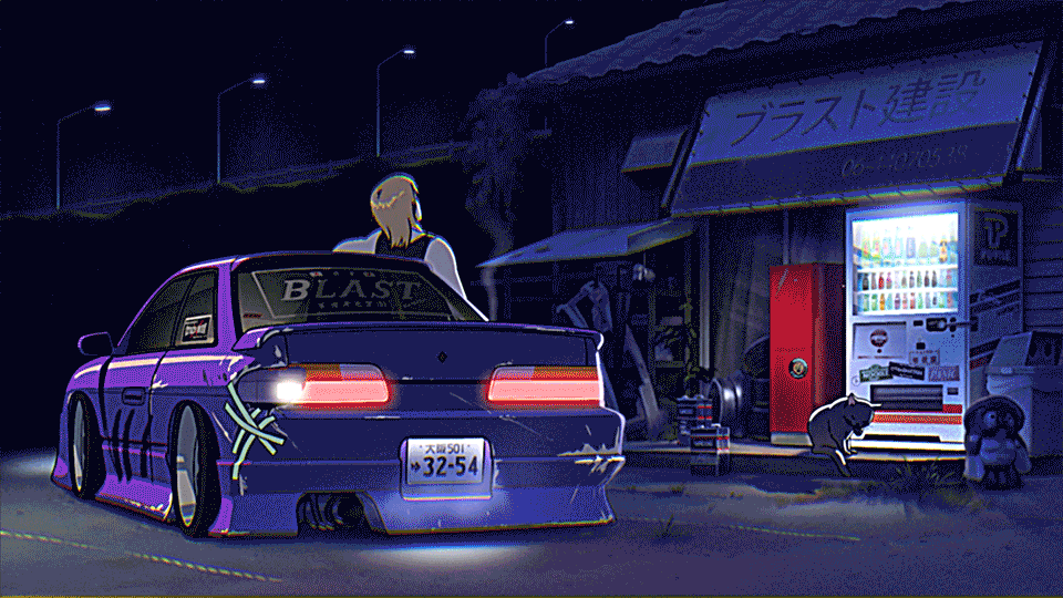 Pin on aesthetic anime cars